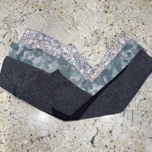 Athleta Girl Size Large 12 Legging Bundle Of 3